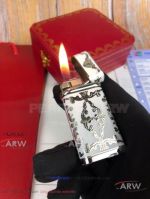 ARW 1:1 Replica Cartier Limited Editions Ceramic Jet lighter White&Silver